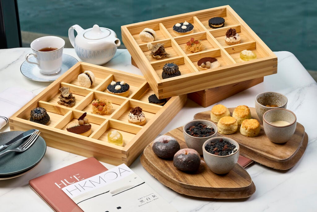 The best spots for afternoon tea in Hong Kong in 2024, from beauty & fashion collabs to holiday-themed sets 36 HUE Dining Between Black and White Afternoon Tea