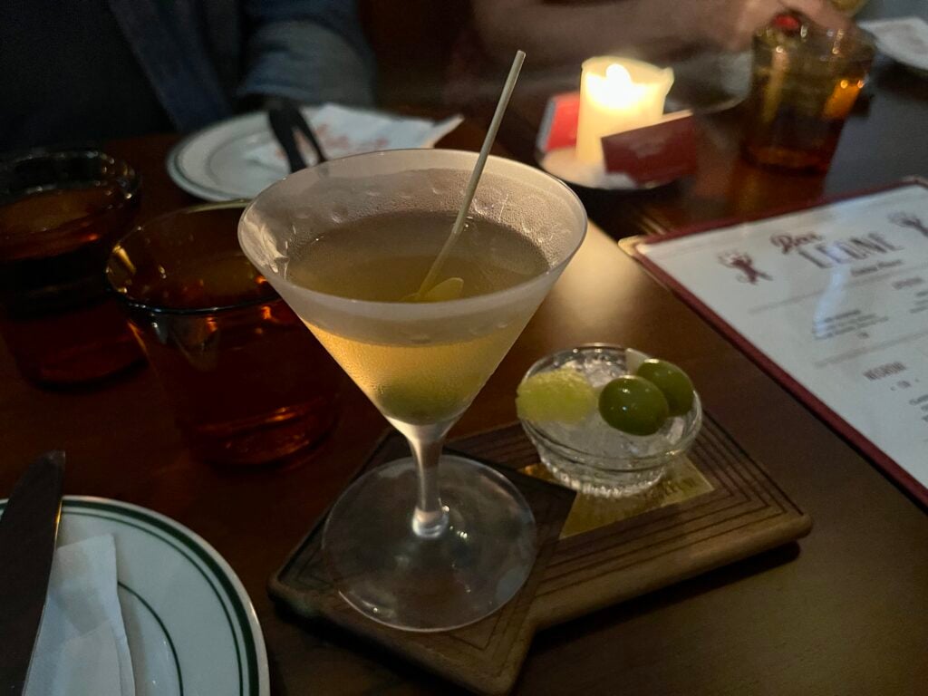 First Look: A Trip to Rome at Bar Leone 3 The Leone martini at Bar Leone