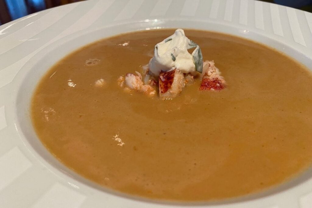 Lobster Bar and Grill review: seasoned chef Cary Docherty has made a welcome return to this Island Shangri-La stalwart 2 Lobster Bar bisque
