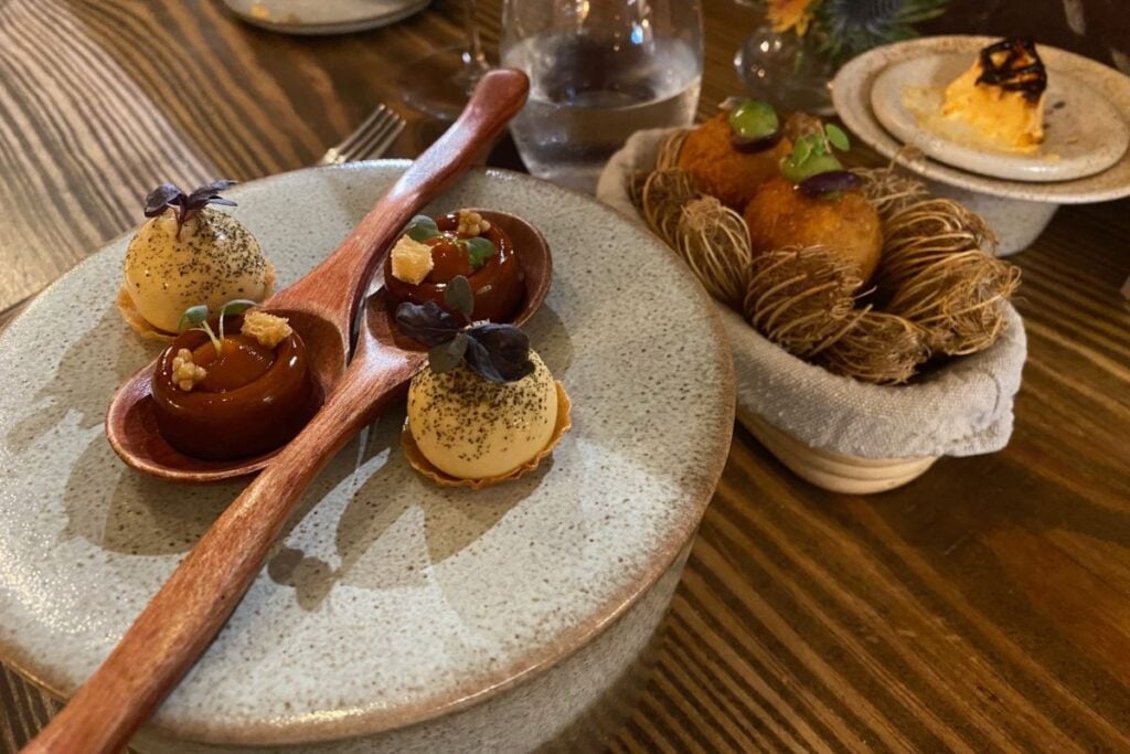 Racines review: Michelin-starred restaurant weaves a tale of southern French terroir through the friendship of two talented chefs 2 Racines amuse-bouches