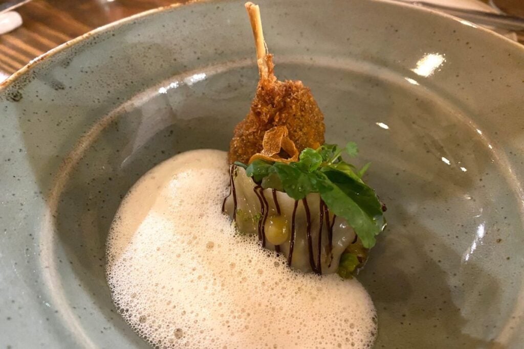 Racines review: Michelin-starred restaurant weaves a tale of southern French terroir through the friendship of two talented chefs 3 Racines frog leg