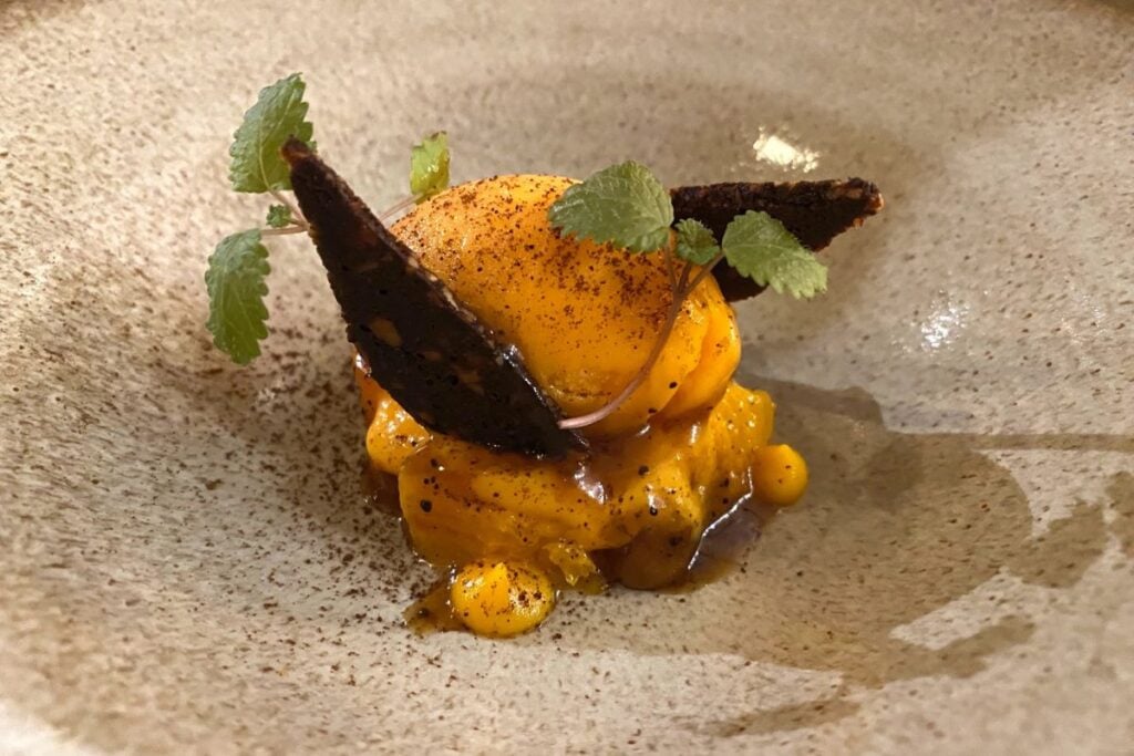 Racines review: Michelin-starred restaurant weaves a tale of southern French terroir through the friendship of two talented chefs 5 Racines sweet potatoes