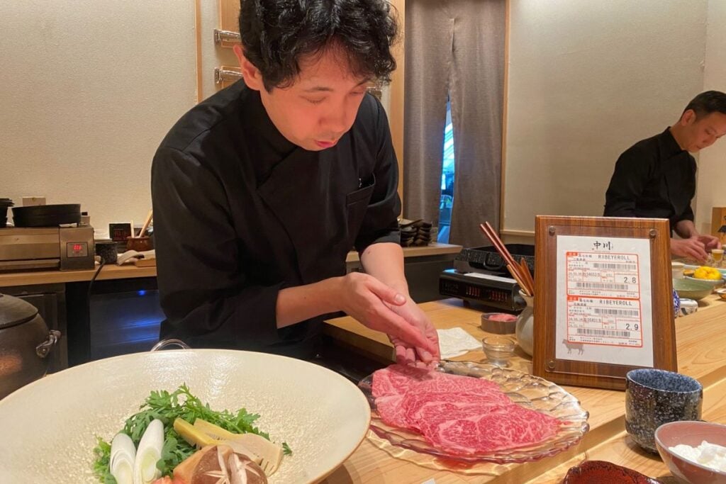 Sukiyaki Nakagawa review: stellar sukiyaki dining experience in Causeway Bay headlined by Japanese Wagyu 1 Sukiyaki Nakagawa chef