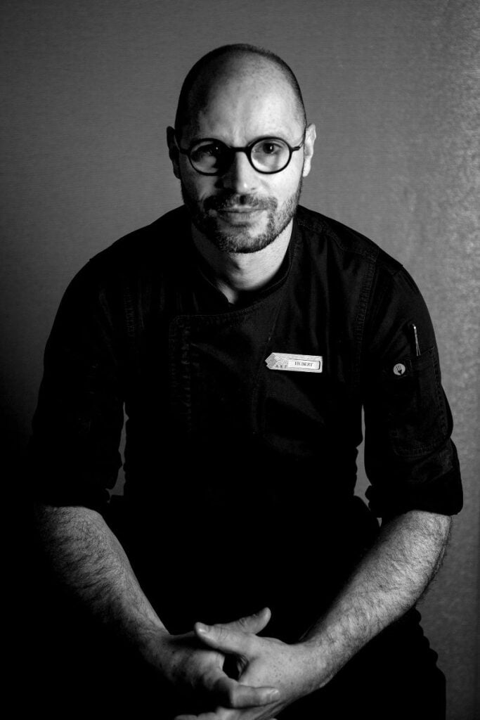 TANGRAM chef Hubert Goussard and Sofitel Macau’s Yvan Collet join for French wine dinner on Sep. 20 1 TANGRAM AKI Hong Kong Sofitel Macau at Ponte 16 wine dinner
